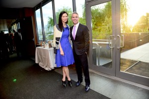 Wendi Deng Murdoch and Andy Cohen