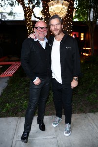 Eric Buterbaugh and Balthazar Getty at Eric Buterbaugh Florals x Saks Fifth Avenue Launch at L.A. Dinner