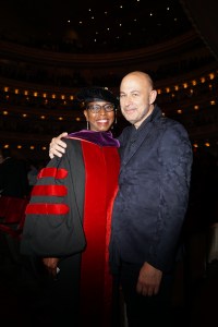 Luisa Herrera-Garcia and John Varvatos