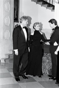 Clinton helped make Karan’s 1993 “cold shoulder” a hot item.