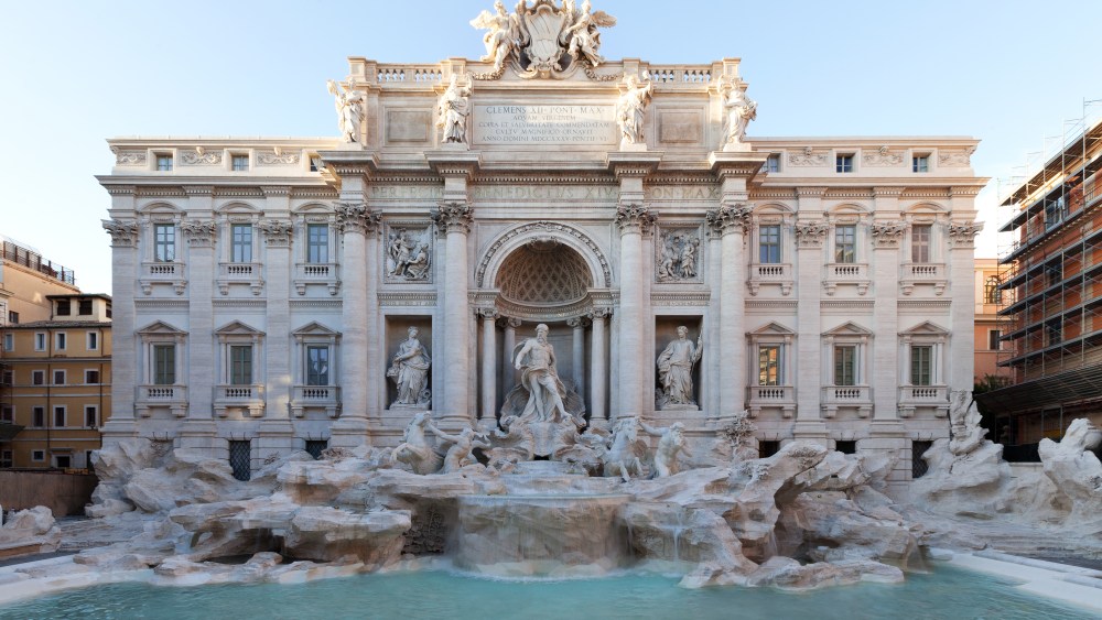 Trevi Fountain 2015 restored by Fendi.