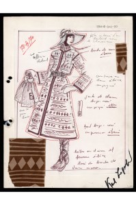 Fendi Eskimo Fur sketch FW 1970-71