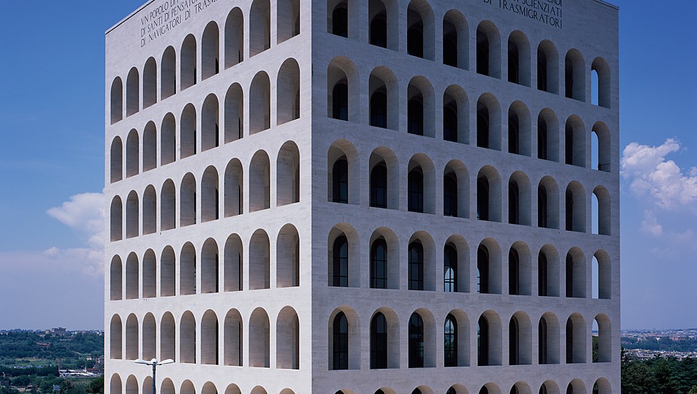 Fendi headquarters at the Palazzo della Civiltà Italiana in Rome.