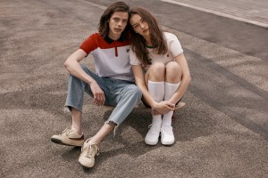 Looks from the Fila x Urban Outfitters Collection.