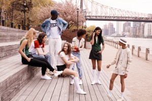 Looks from the Fila x Urban Outfitters Collection.