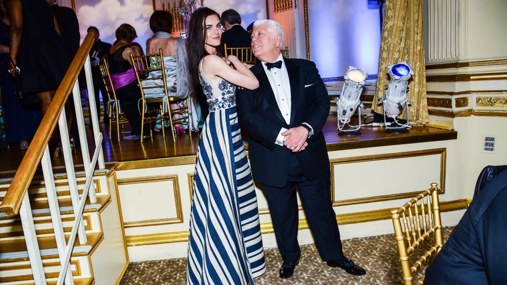 Hilary Rhoda and Dennis Basso at 2016 FIT Gala