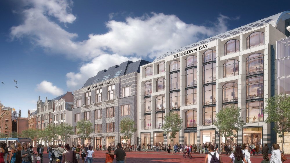 A rendering of the Hudson's Bay store