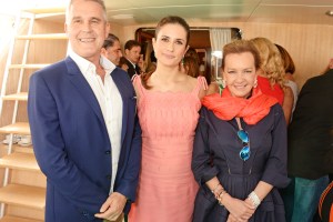 Ian Harebottle Gemfields, Livia Firth and Caroline Scheufele