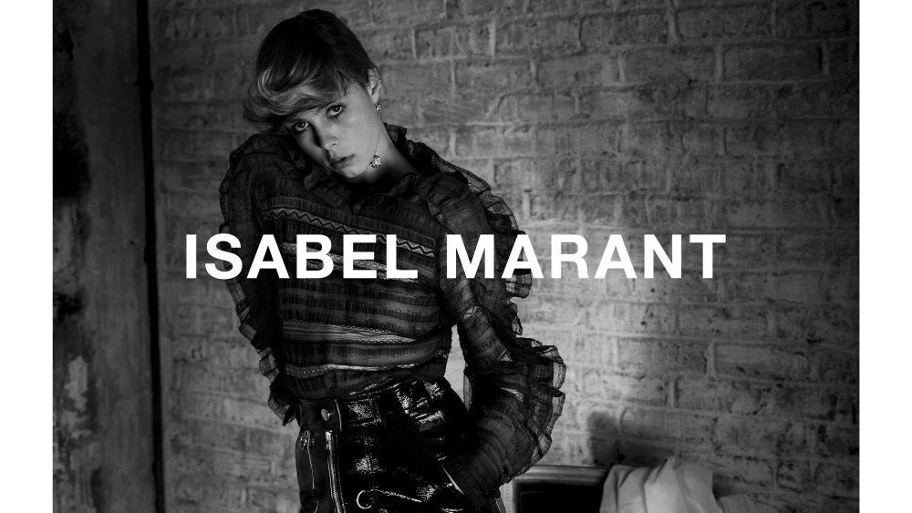 Edie Campbell in Isabel Marant's Fall 2016 Campaign