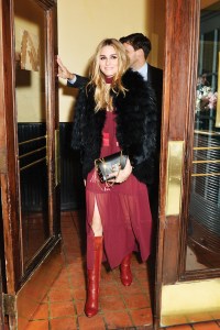 Olivia Palermo at her Chelsea28 dinner, February 2016.