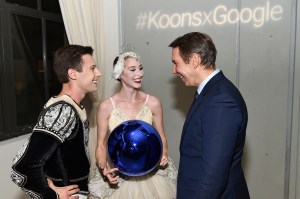 Troy Schumacher, Ashley Laracey and Jeff Koons