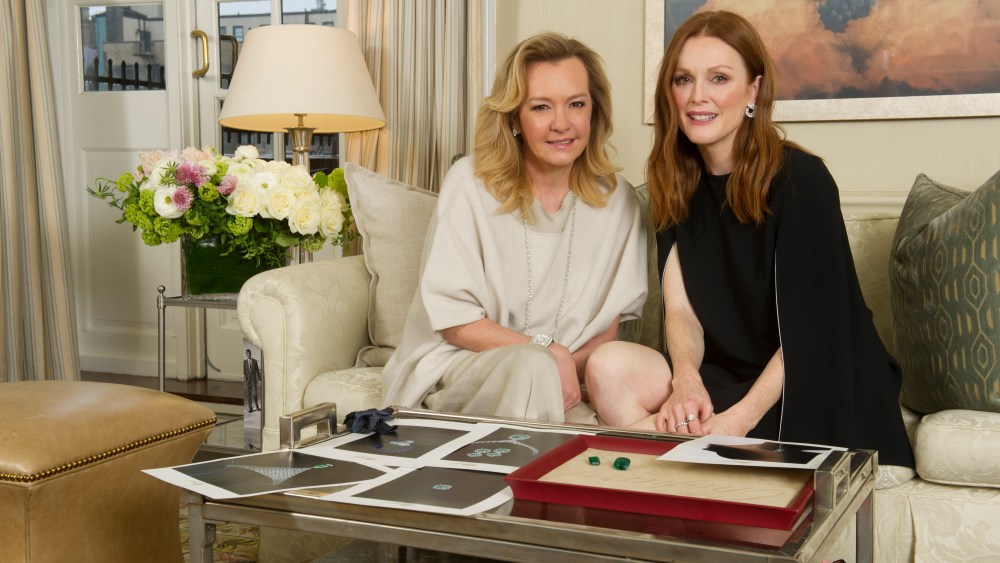 Caroline Scheufele and Julianne Moore