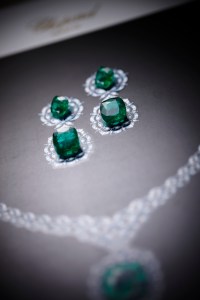 A Chopard Green Carpet Collection design featuring Gemfields emeralds