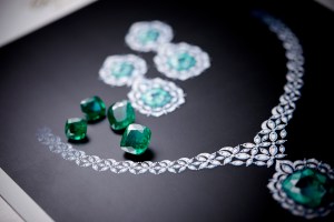A Chopard Green Carpet Collection design featuring Gemfields emeralds