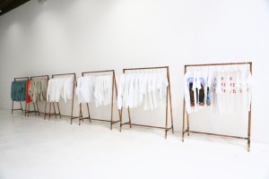 Inside "The Life of Pablo" pop-up shop in Los Angeles.