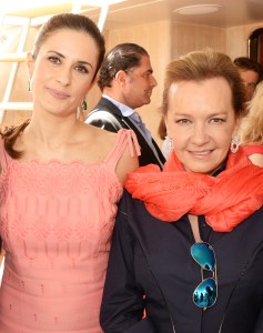 Livia Firth and Caroline Scheufele