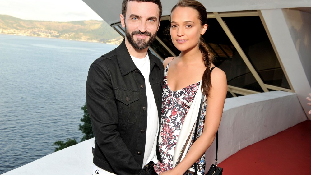 Nicolas Ghesquière and Alicia Vikander