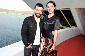 Nicolas Ghesquière and Tao Okamoto