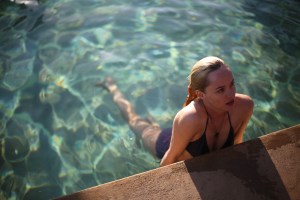 Dakota Johnson in a still from "A Bigger Splash"