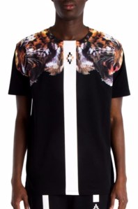A look from the Marcelo Burlon X Tyga Capsule Collection