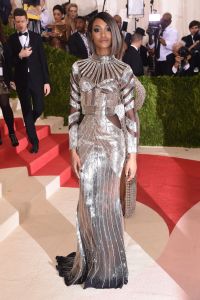 Jourdan Dunn in Balmain at met gala 2016