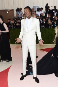 Wiz Khalifa at met gala 2016
