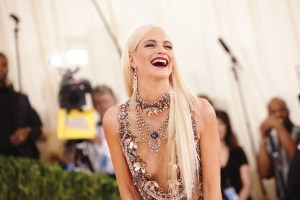 Poppy Delevingne in Marchesa