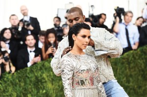 Kanye West and Kim Kardashian