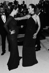Emily Blunt in Michael Kors and Olivia Wilde in Michael Kors