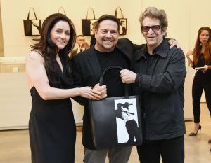 Jill Brienza, Narciso Rodriguez, and Robert Longo at Narciso Rodriguez and Robert Longo Tote Collaboration Benefit