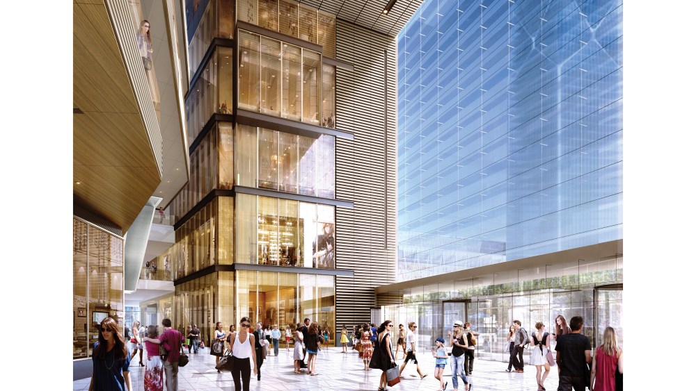 A rendering of The Shops and Restaurants at Hudson Yards.