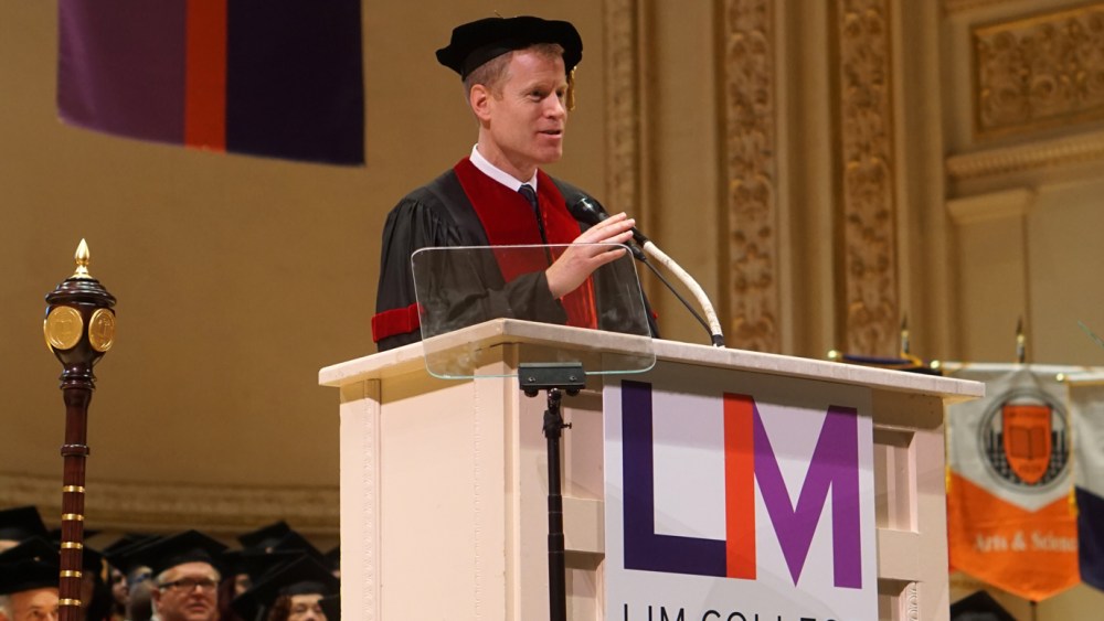 Erik Nordstrom Imparts Life Lessons to LIM Graduates