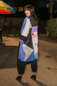 Karen O in Issey Miyake for Opening Ceremony