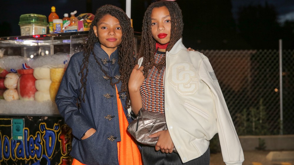 Chloe Bailey and Halle Bailey both in Opening Ceremony.