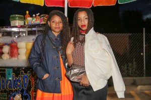 Chloe Bailey and Halle Bailey both in Opening Ceremony.