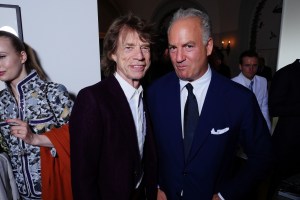 Mick Jagger and Charles Finch 2016 Cannes Film Festival: The Charles Finch Dinner