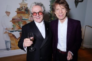 George Miller and Mick Jagger 2016 Cannes Film Festival: The Charles Finch Dinner