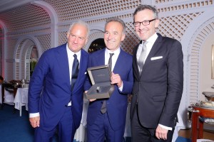 Charles Finch, Nick Broomfield and Laurent Vinay 2016 Cannes Film Festival: The Charles Finch Dinner