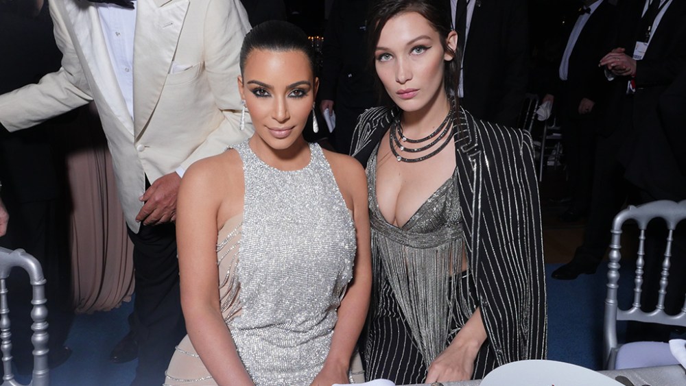 Kim Kardashian and Bella Hadid 2016 Cannes Film Festival