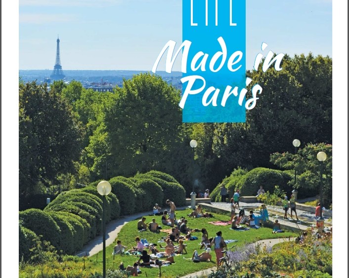 A visual of the promotional campaign to promote Paris