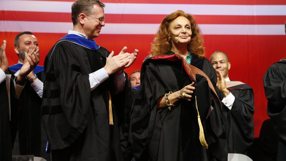Diane von Furstenberg, Laverne Cox Deliver Advice to Parsons' Grads