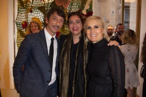 Pierpaolo Piccioli, Arch. India Mahdavi, and Maria Grazia Chiuri