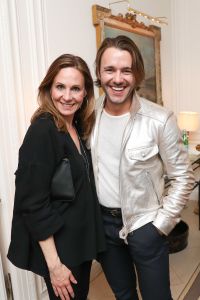 Alexandra Parnass and Jared Reichert at celebration for Linda Wells, New York, America - 24 May 2016