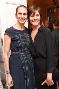 Lisa Immordino Vreeland and Carey Lowell at celebration for Linda Wells, New York, America - 24 May 2016