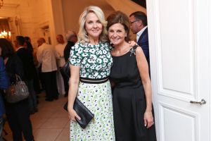Cornelia Guest and Laura Slatkin at celebration for Linda Wells, New York, America - 24 May 2016