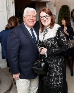Dennis Basso and Glenda Bailey at celebration for Linda Wells, New York, America - 24 May 2016