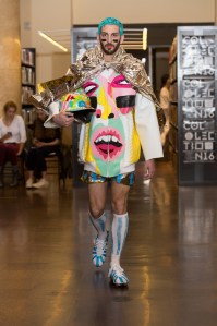 A look by Adam Blake, at the Rhode Island School of Design's 2016 Collection show.