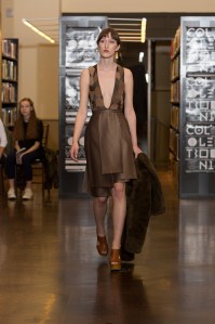 A look by Sadé Butt, at the Rhode Island School of Design's 2016 Collection show.