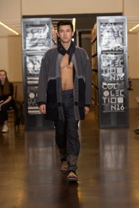 A look by Allison Lu Wang, at the Rhode Island School of Design's 2016 Collection show.