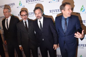 Robert F. Kennedy Jr., Fisher Stevens, Mark Ruffalo, and Jeff Koons